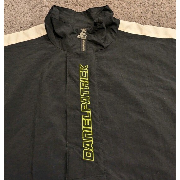 Starter Black Label x Daniel Patrick Black Pullover Windbreaker Jacket Men's XL - Picture 2 of 8